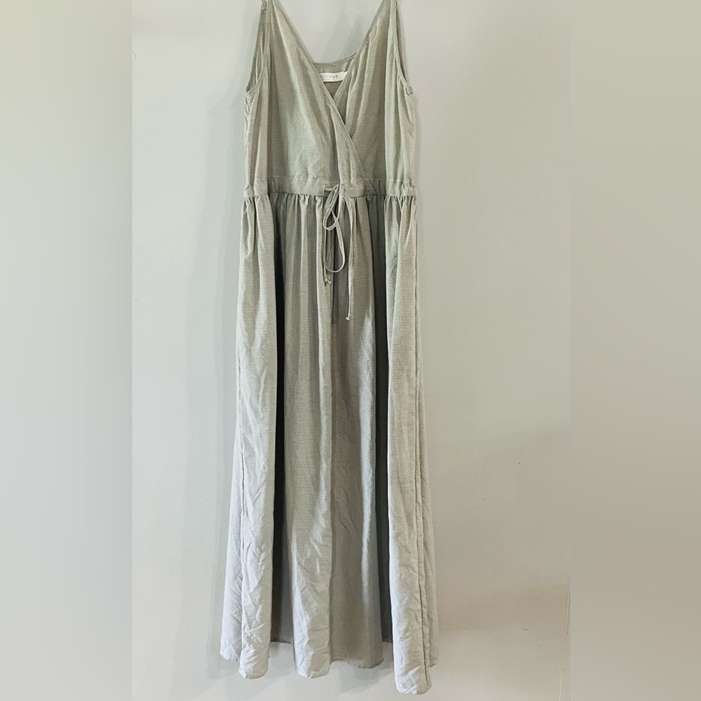 Christy Dawn Lincoln Dress in Sage Checker